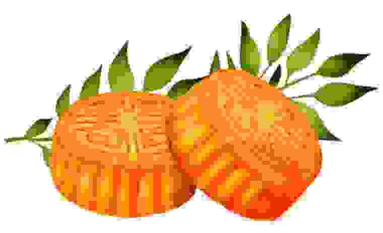 deep fried image of a mooncake